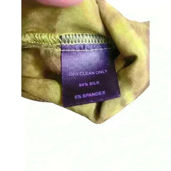 Hale Bob Tie Neck Button Down Blouse Size XS - Picture 6 of 7